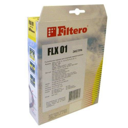 Купить Мешки пылесборники Filtero FLX 01 Экстра (4 шт.) в интернет магазине L4.kz