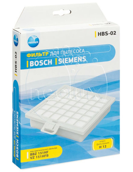 Купить HEPA фильтр HBS-02 для пылесосов Bosch, Siemens в интернет магазине L4.kz