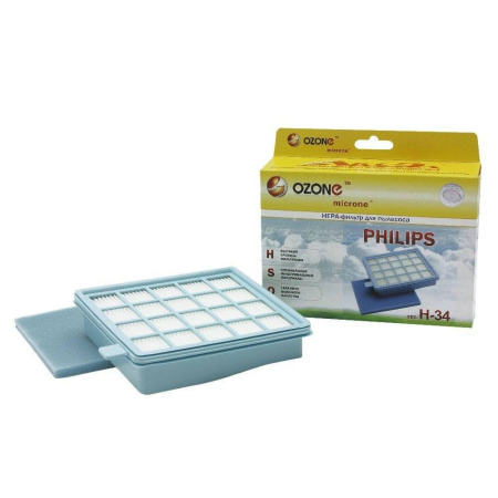 Купить OZONE microne H-34 моторный HEPA фильтр для пылесоса Philips в интернет магазине L4.kz