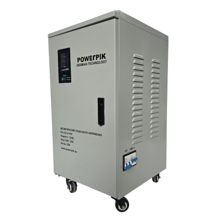 Купить Стабилизатор напряжения PowerPik PPC-15H-1P-R30 ( 15 квА, однофазный) в интернет магазине L4.kz за 218 000 тг. с доставкой по Алматы и Казахстану