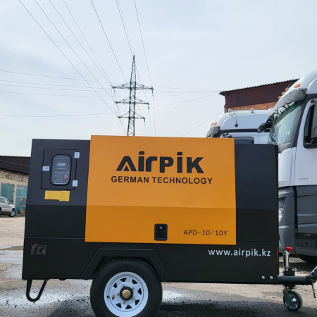 Купить Дизельный винтовой компрессор AirPIK APD-10/10Y (YUCHAI), 10 м³/мин, 88 кВт в интернет магазине L4.kz за 8 589 000 тг. с доставкой по Алматы и Казахстану