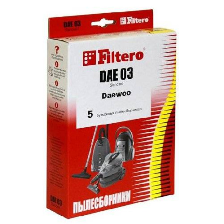 Купить Комплект Мешоков-пылесборников Filtero DAE 03 (5шт) в интернет магазине L4.kz